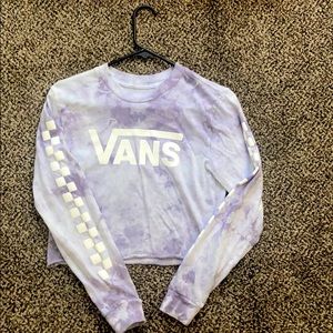 Vans purple crop top